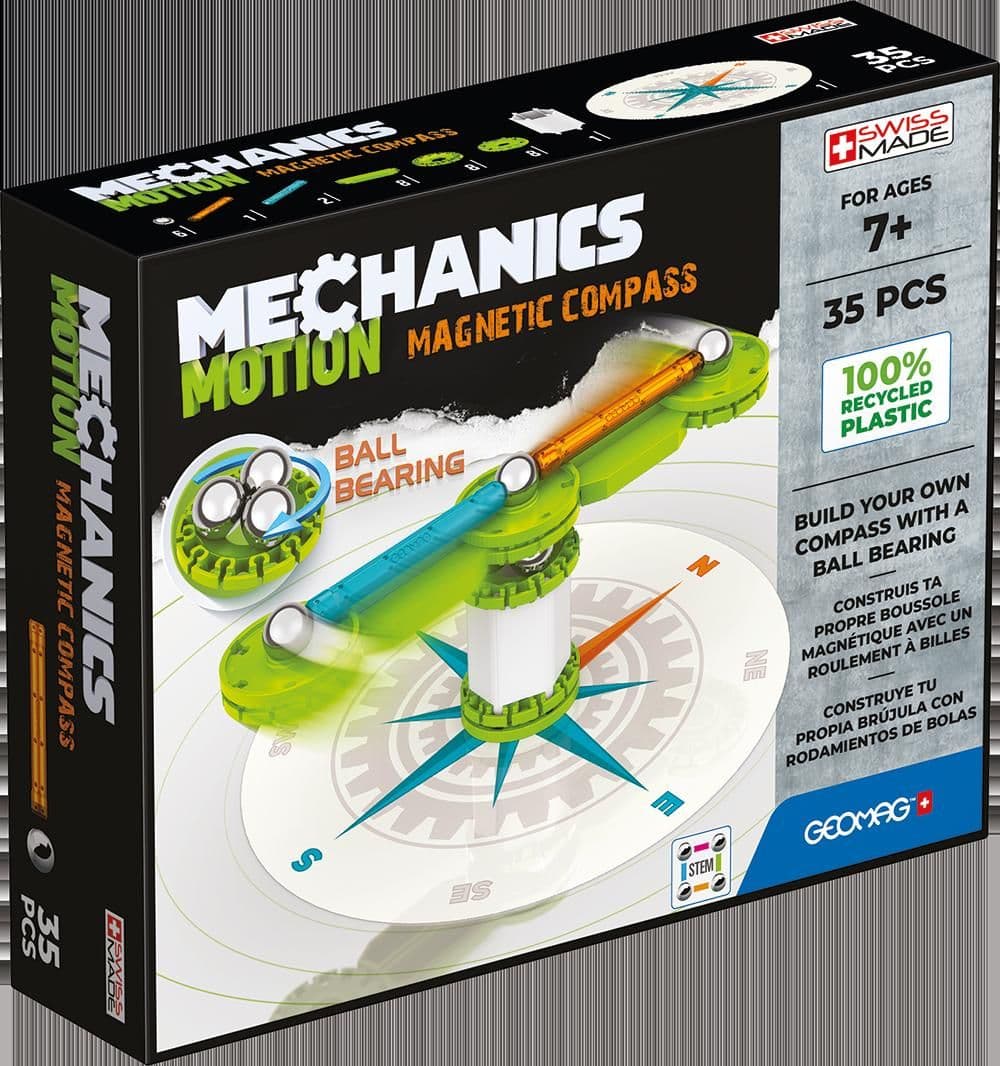 Mechanics Gravity Motion Magnetic Compass - 35 Pieces