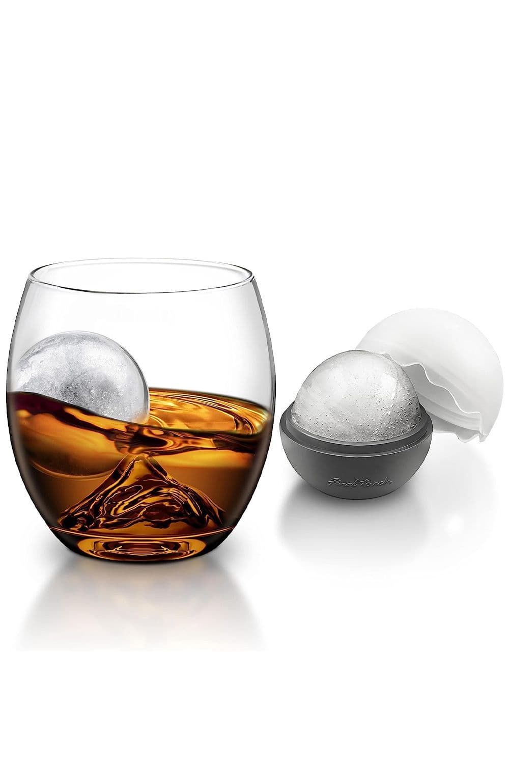 On the Rocks Glass and Ice Ball Mould Set