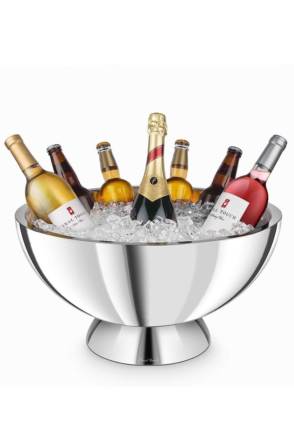 Double Walled Stainless Steel Beverage Bin 14000ml Silver