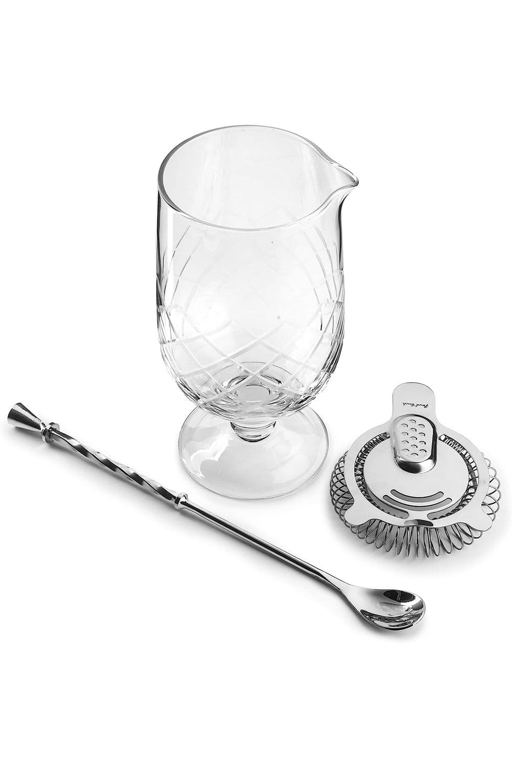 Large Stemmed Yarai Jug 800ml Clear