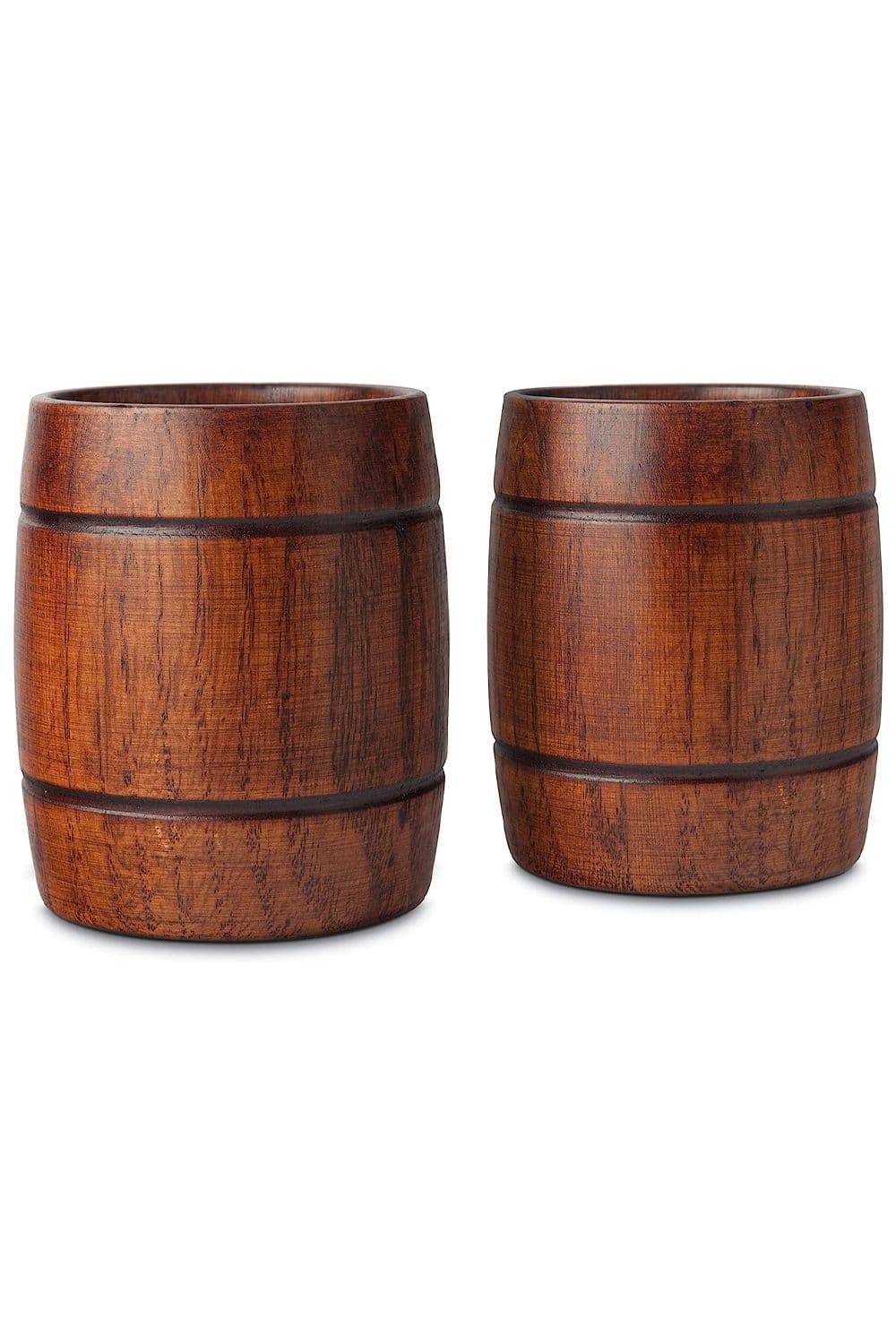 Wooden Barrel Tumbler 350ml Set of 2