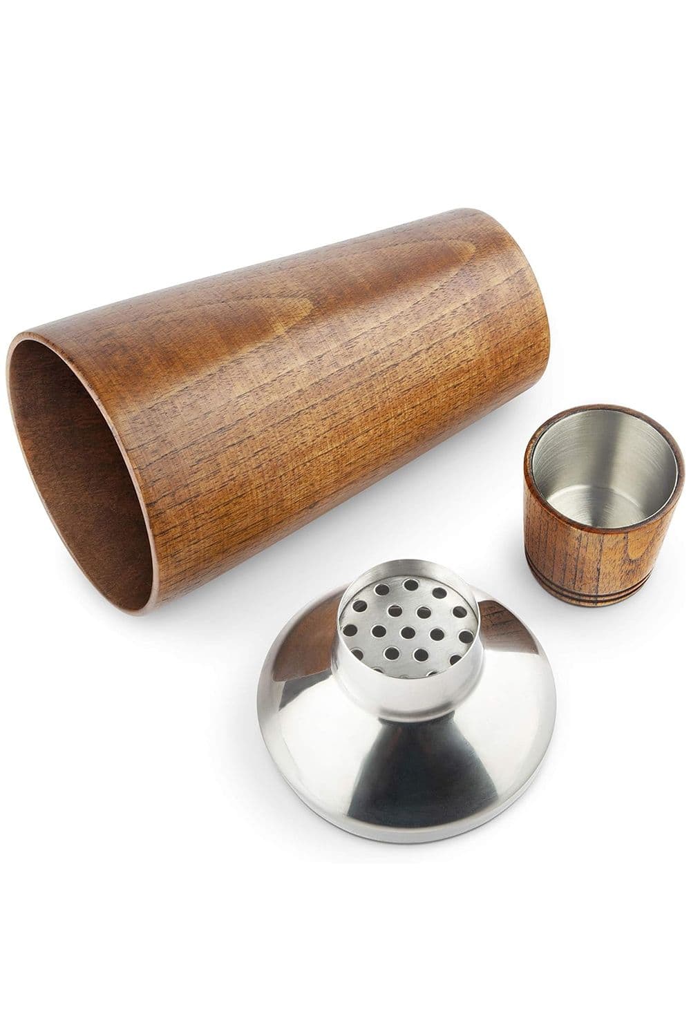 Handmade Wood Cocktail Shaker 500ml