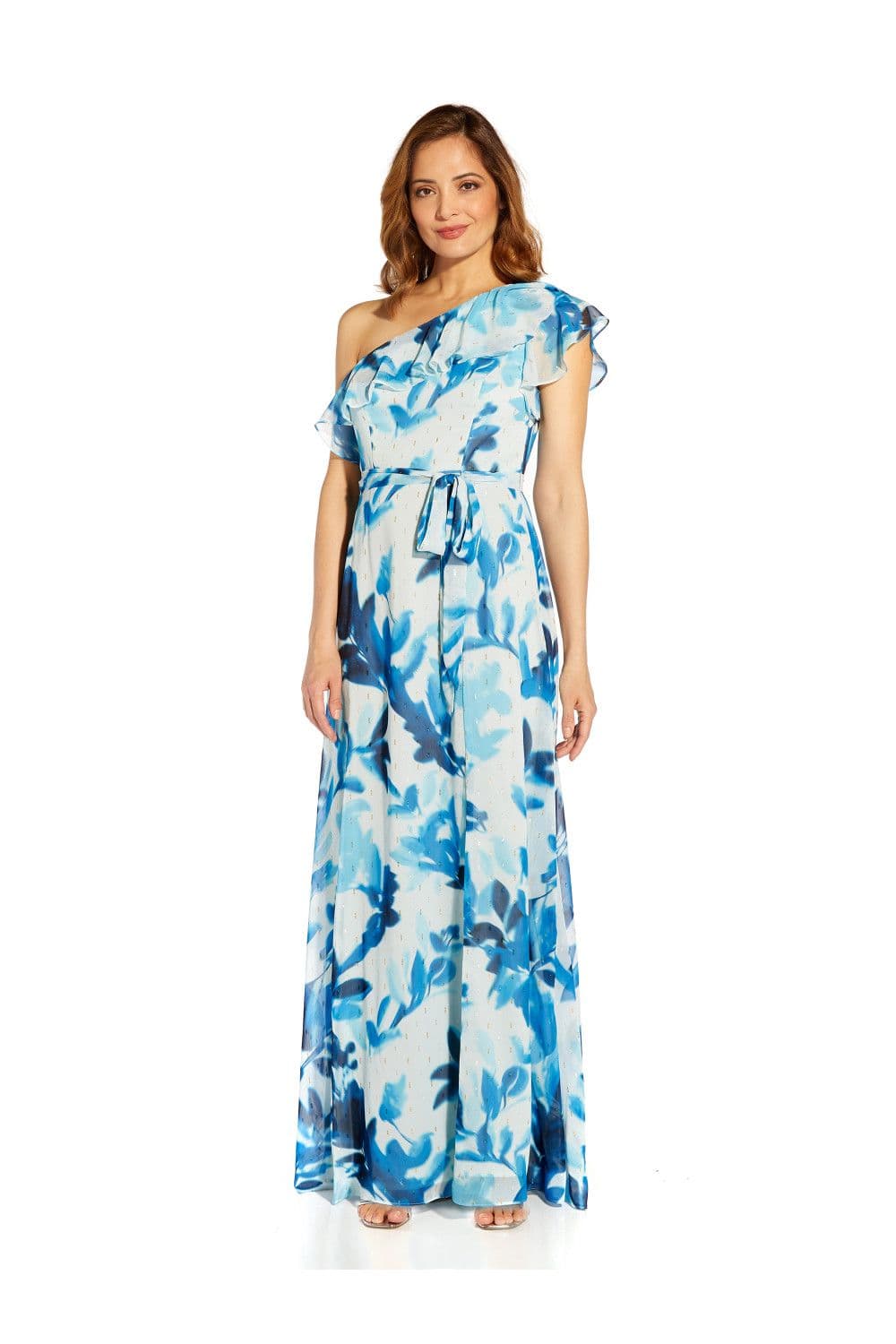 Printed Clip Dot Gown