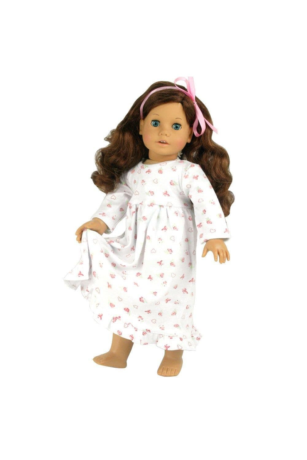 Sophias Long Nightgown Floral Print 18" Dolls