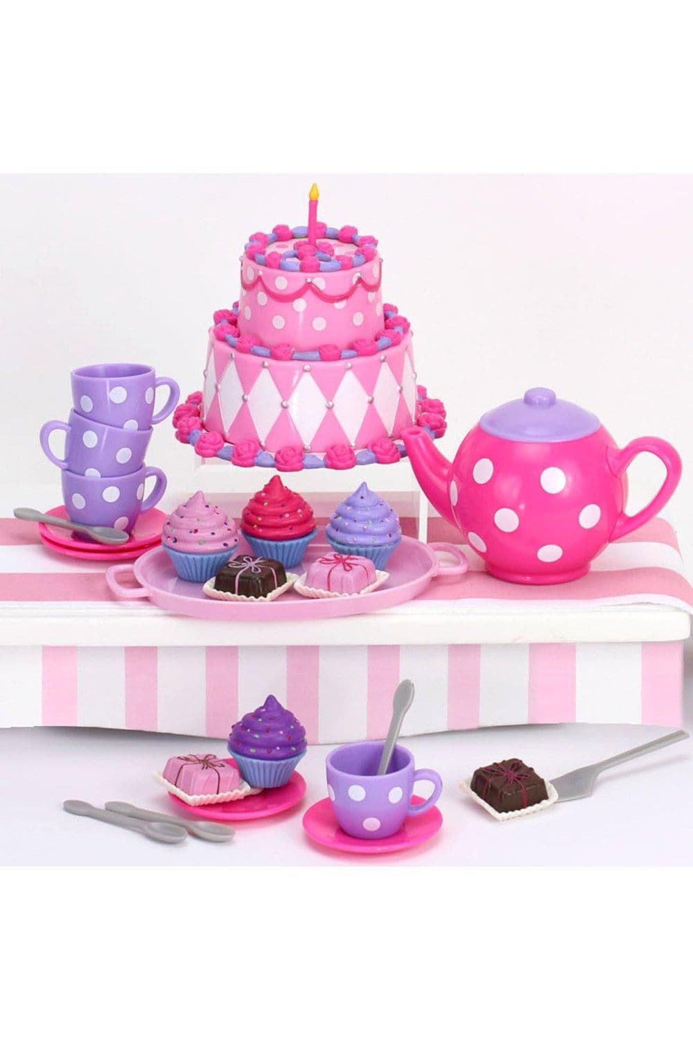 Sophias 21 Piece Cake & Tea Party Accessories Set 18" Dolls