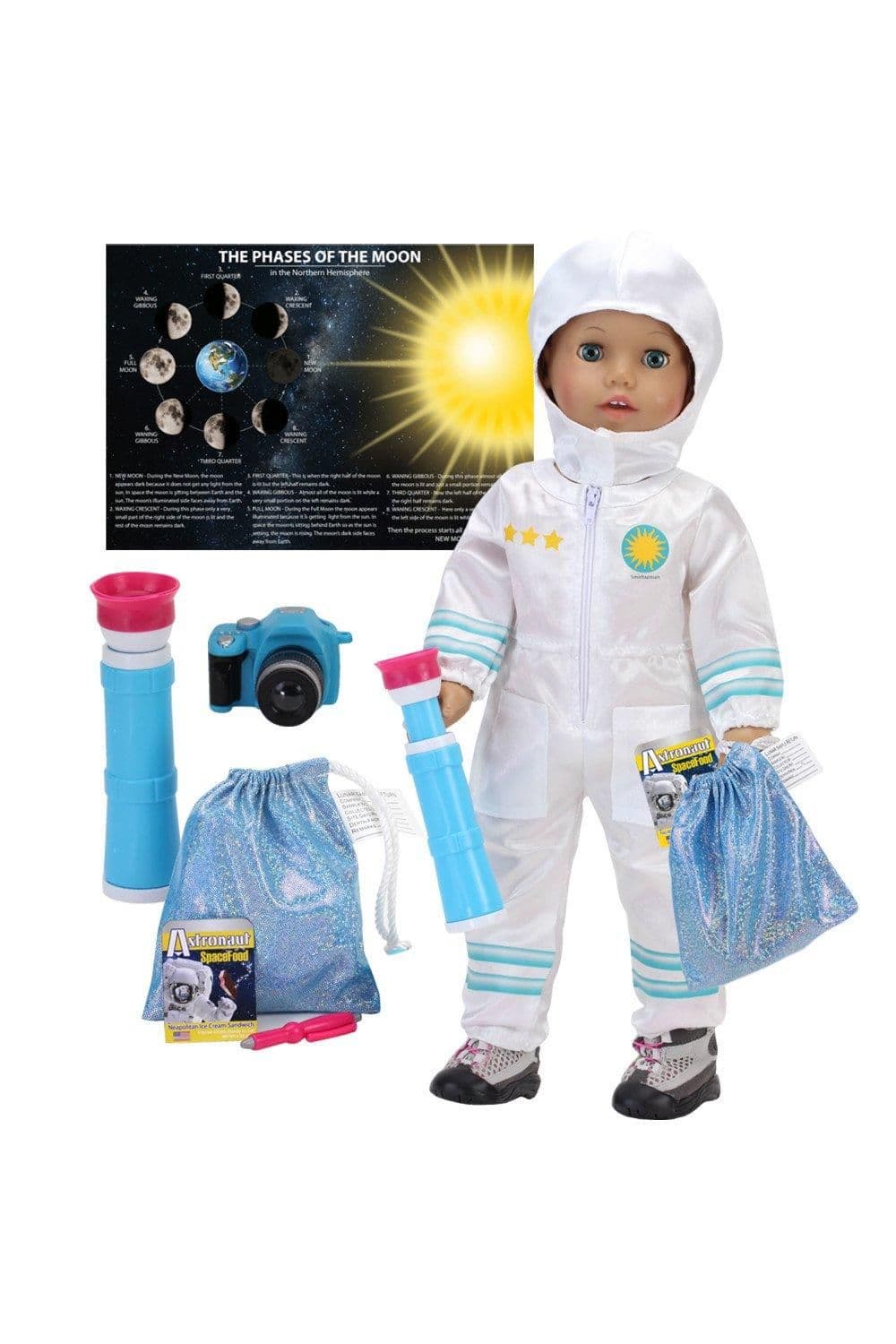 Sophias 8 Piece Smithsonian Astronaut Accessories 18" Dolls