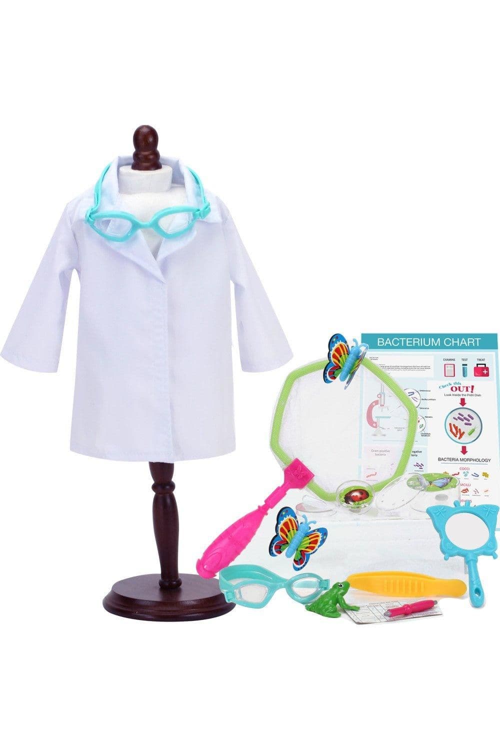 Sophias 18" Dolls 14 pcs Smithsonian Biologist Playset
