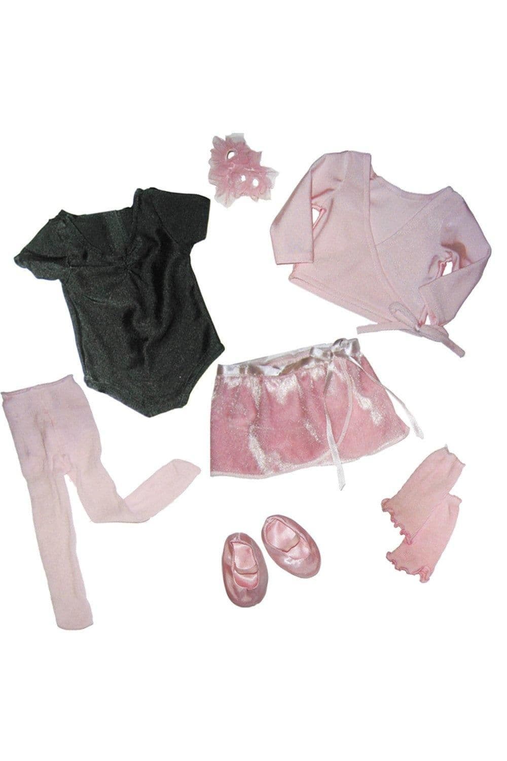 Sophias 7 Piece Ballet Leotard Sweater Set 18" Dolls Light