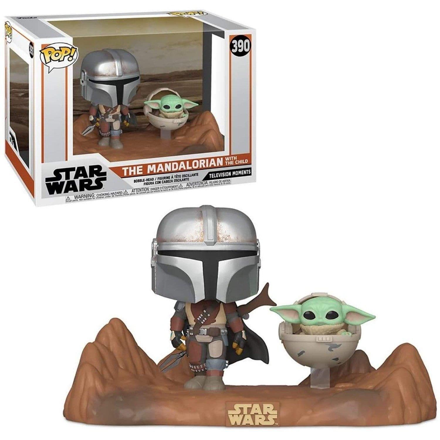 POP! Vinyl: Star Wars Moment: The Mandalorian And The Child