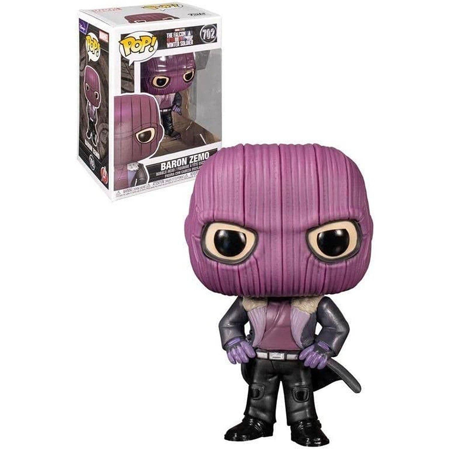 Pop Marvel Falcon and Winter Soldier   Baron Zemo