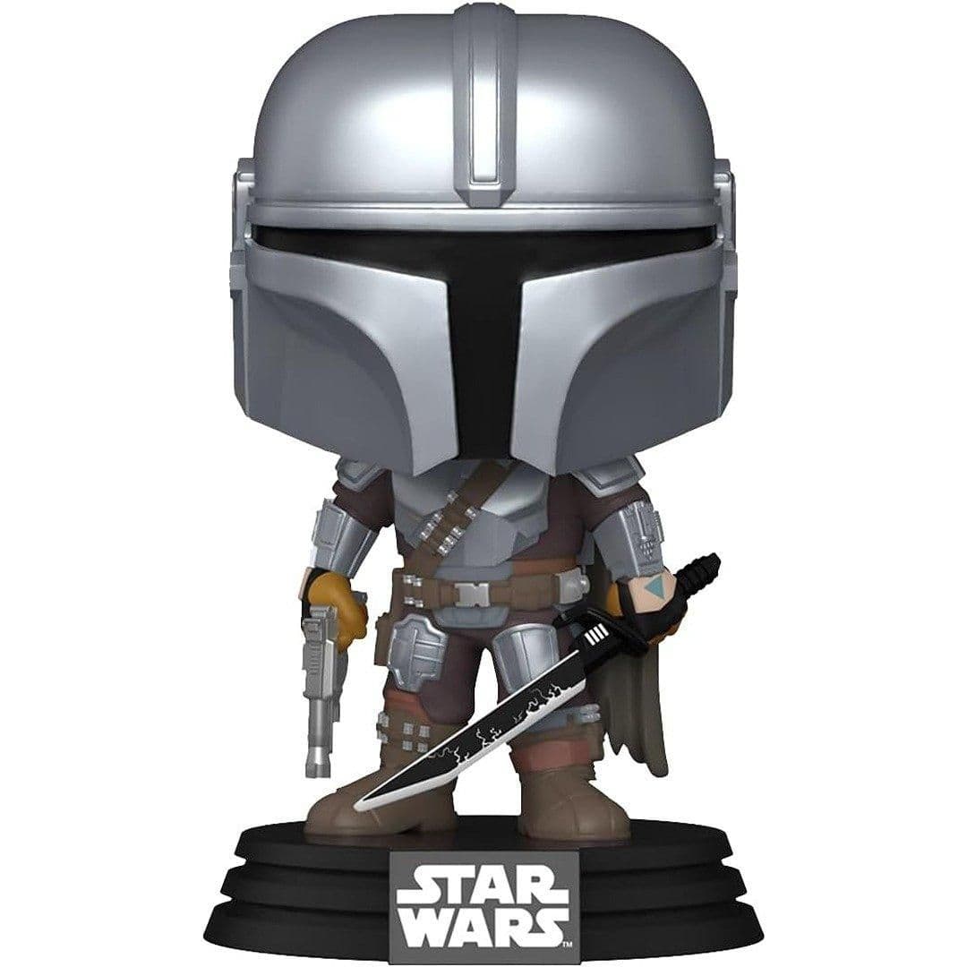 POP! Vinyl: Star Wars   The Mandalorian With Darksaber Collectable Figure