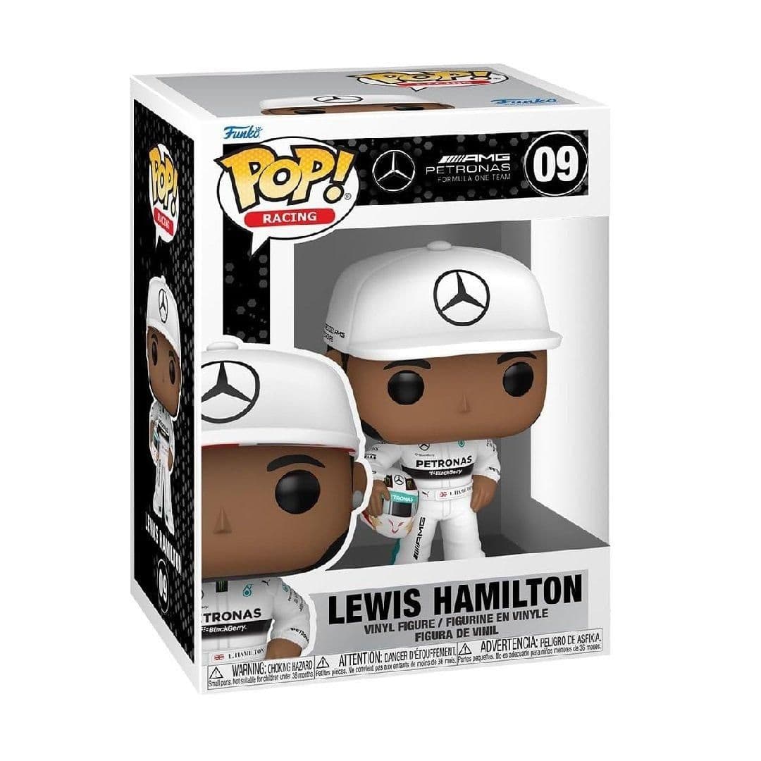 Pop! Racing Lewis Hamilton With Helmet Figure