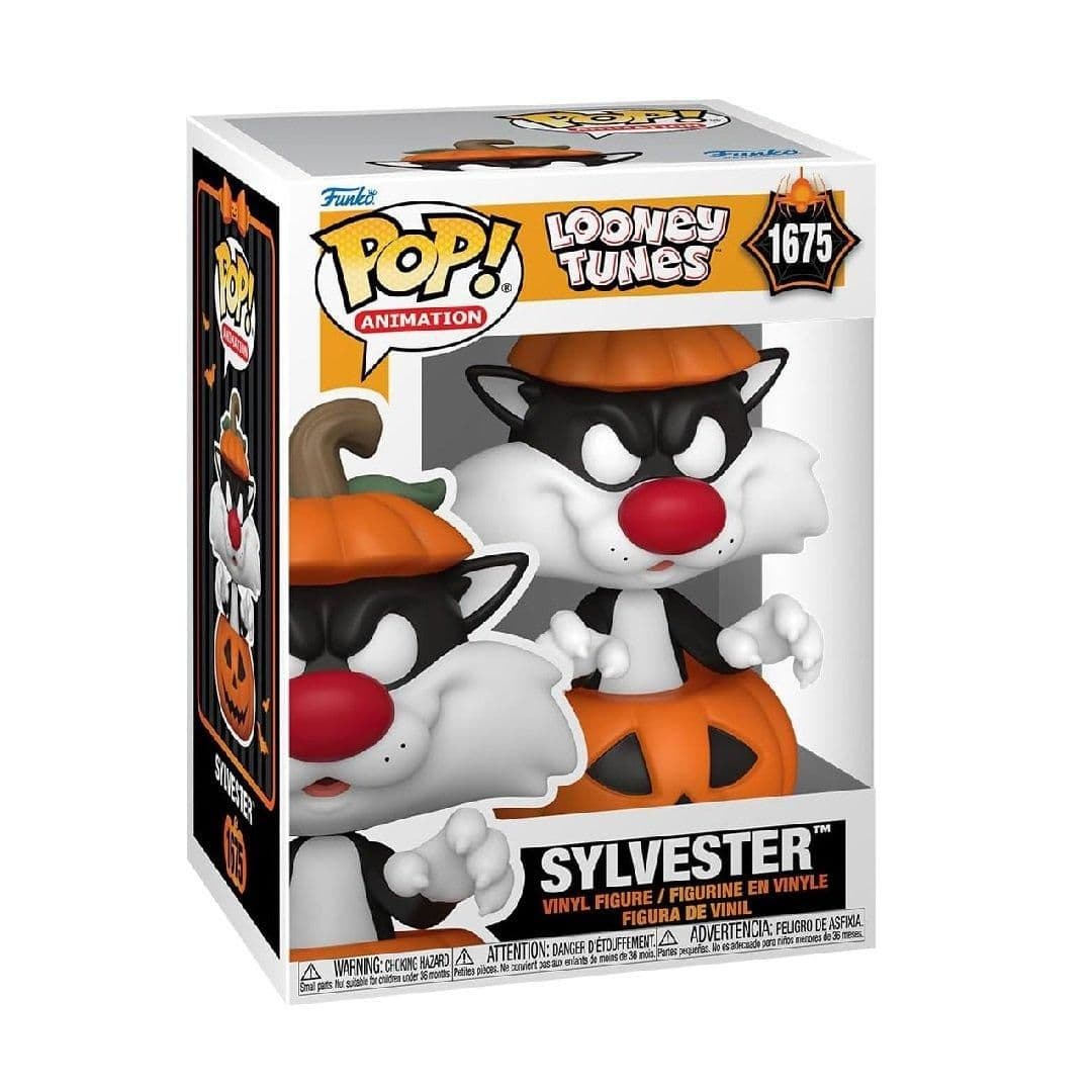 Pop! Looney Tunes Halloween Sylvester The Cat With Pumpkin? Figure