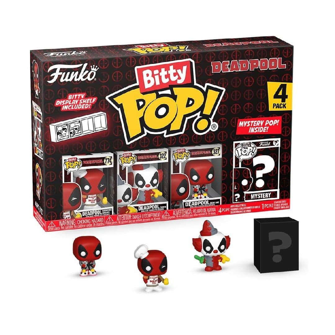 Bitty Pop! Deadpool Figures 4 Pack