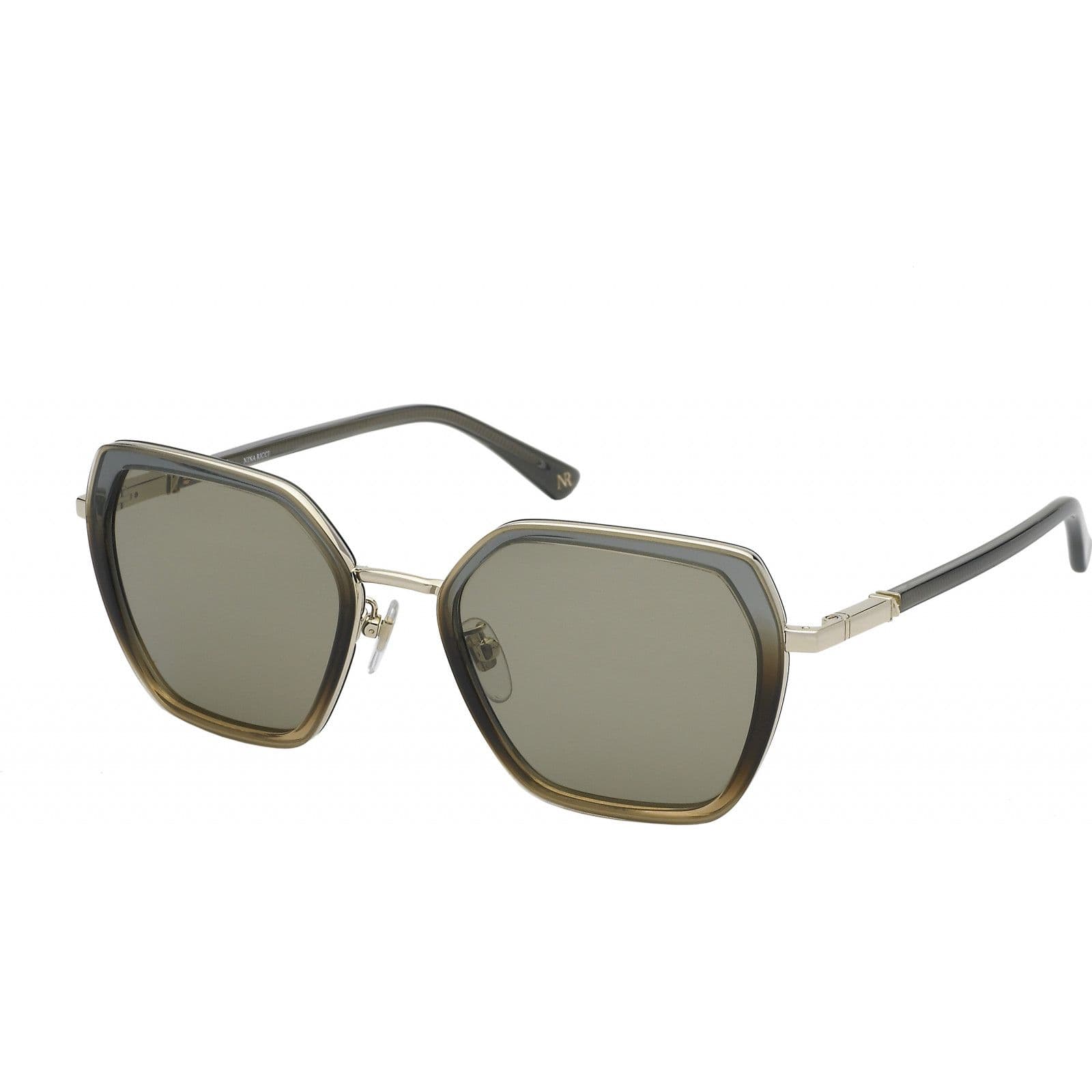 SNR359540AG1 Geometric Octagonal Sunglasses