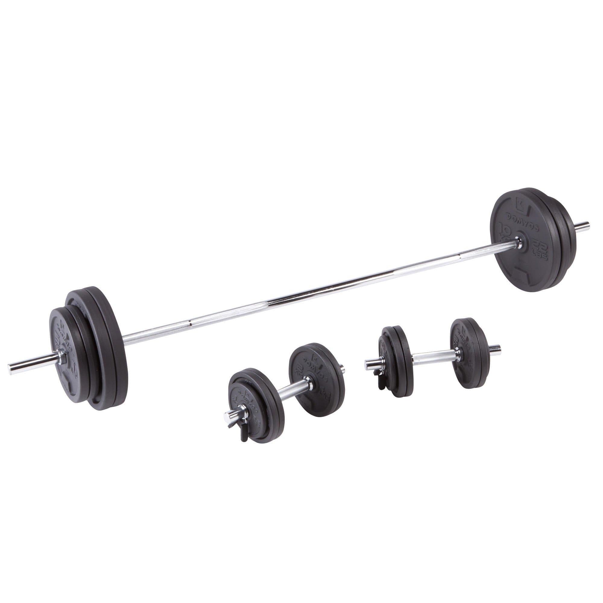 Weight Training Dumbbells Bars Kit