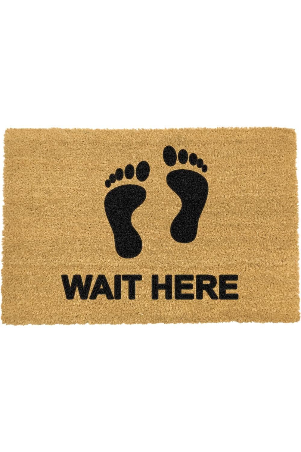 Wait Here Doormat Regular 60x40cm