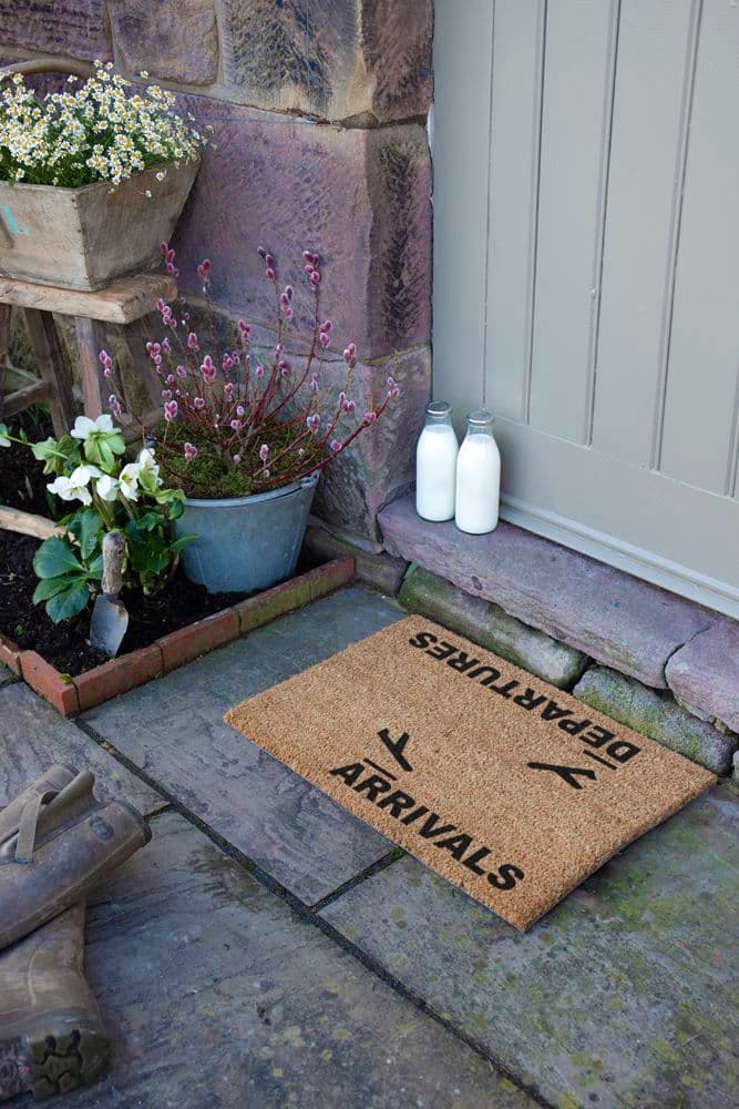 Arrivals & Departures Doormat