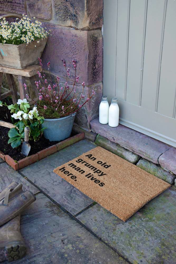 Grumpy Man Lives Here Doormat Regular 60x40cm