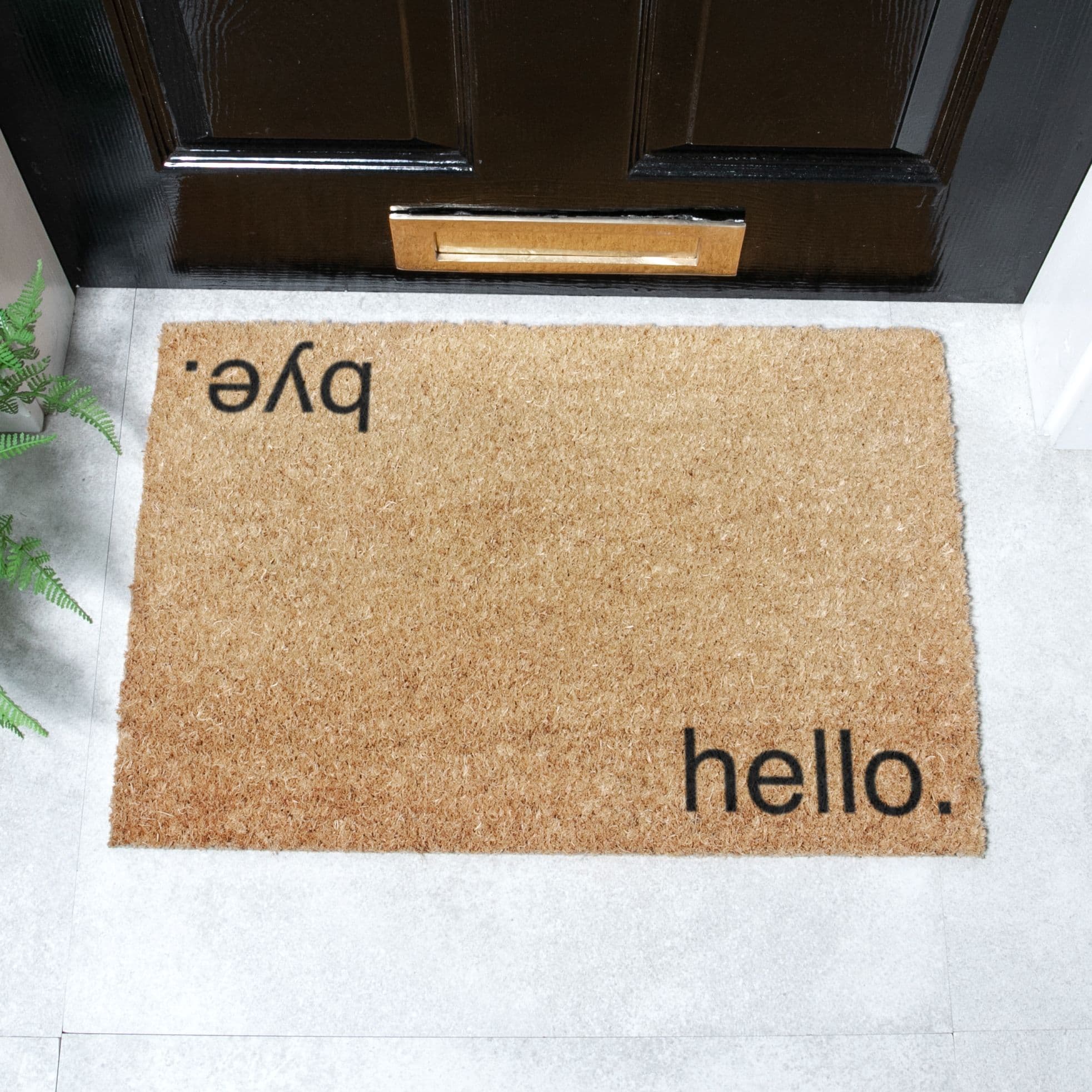 Hello Bye Doormat Regular 60x40cm