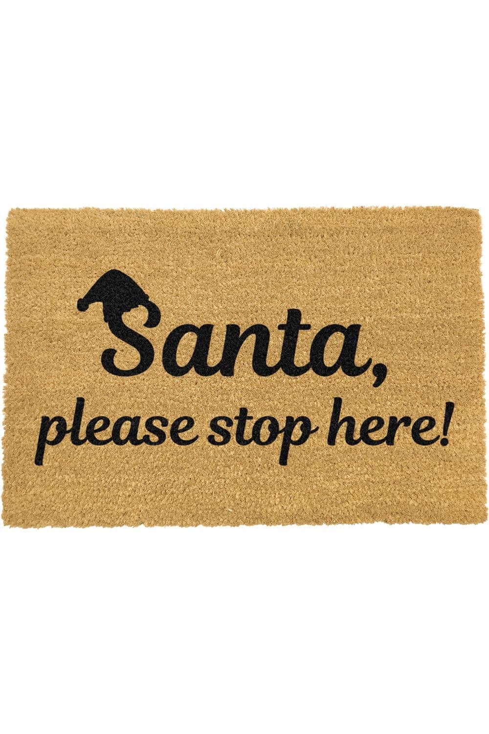 Santa Please Stop Here Doormat