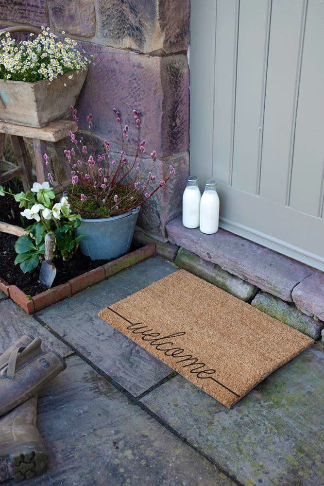 Curly Welcome doormat Regular 60x40cm