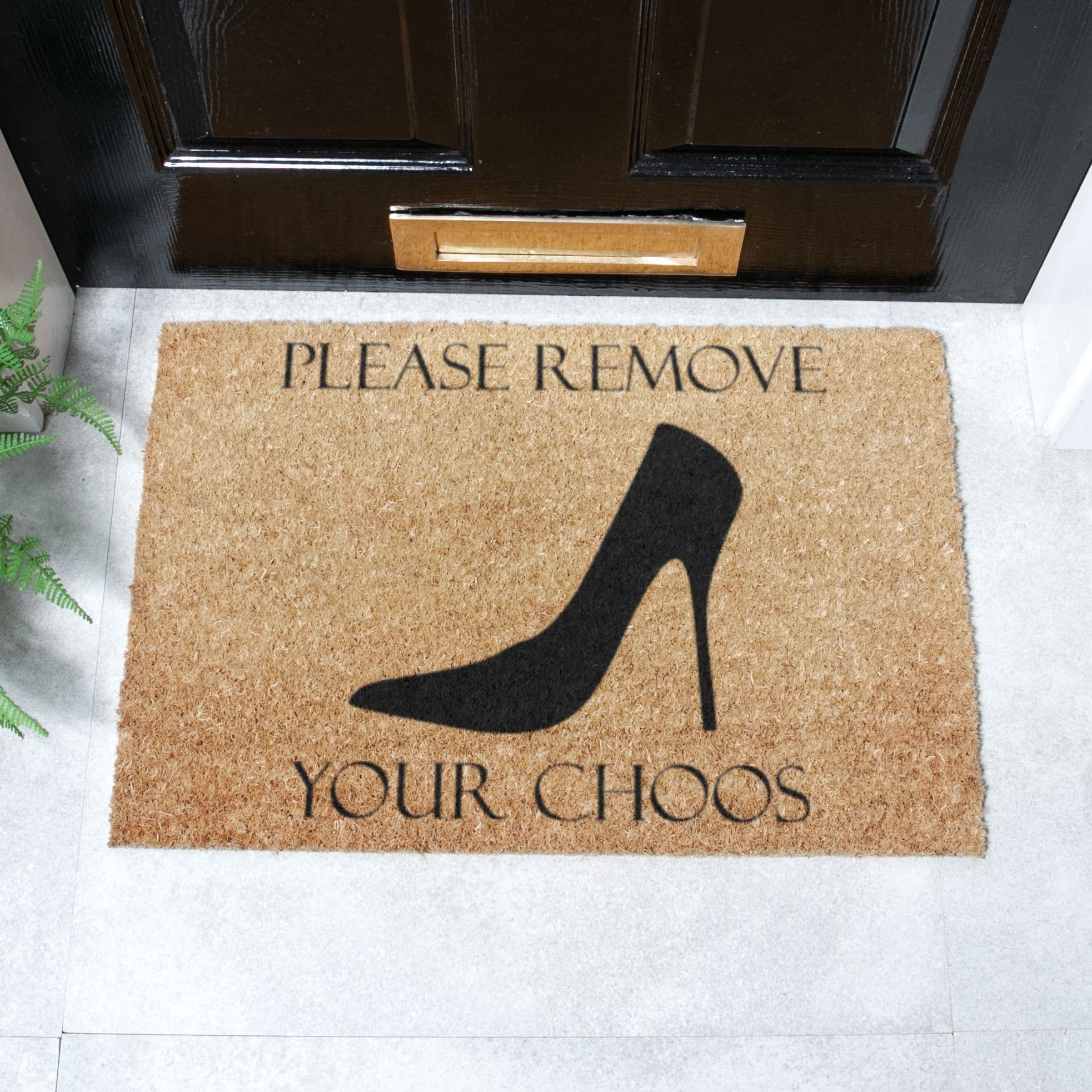 Remove your Choos Doormat Regular 60x40cm