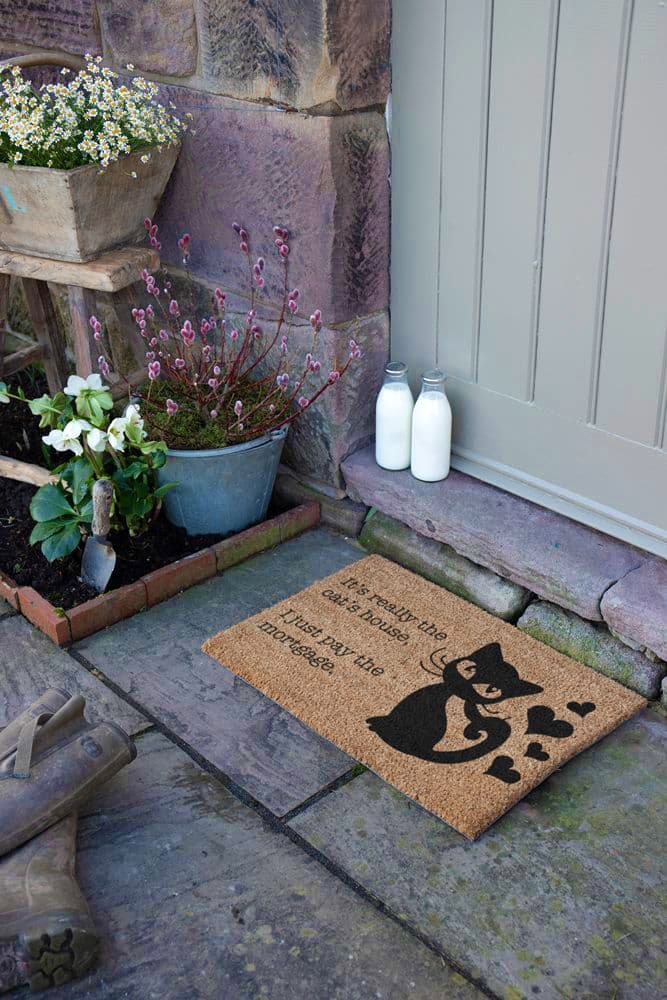 Its really Cats House I just pay Mortgage Doormat