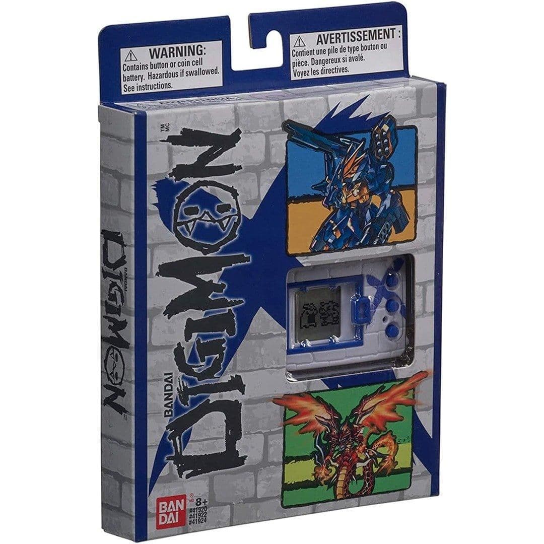 X (White & Blue) Virtual Monster Pet by Tamagotchi