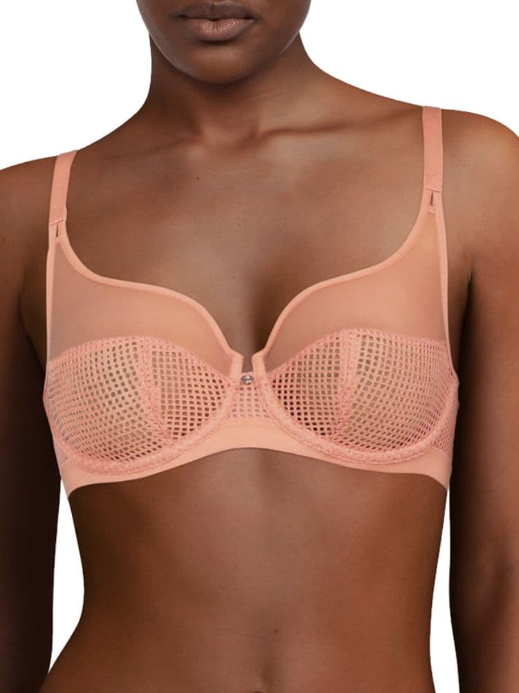 Motif Plunge Bra Blush