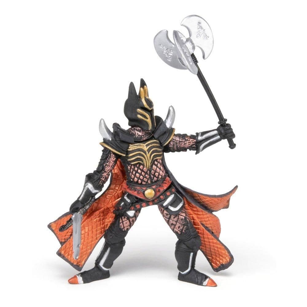 Fantasy World Knight Triple Battle Axe Toy Figure Three Years or Above