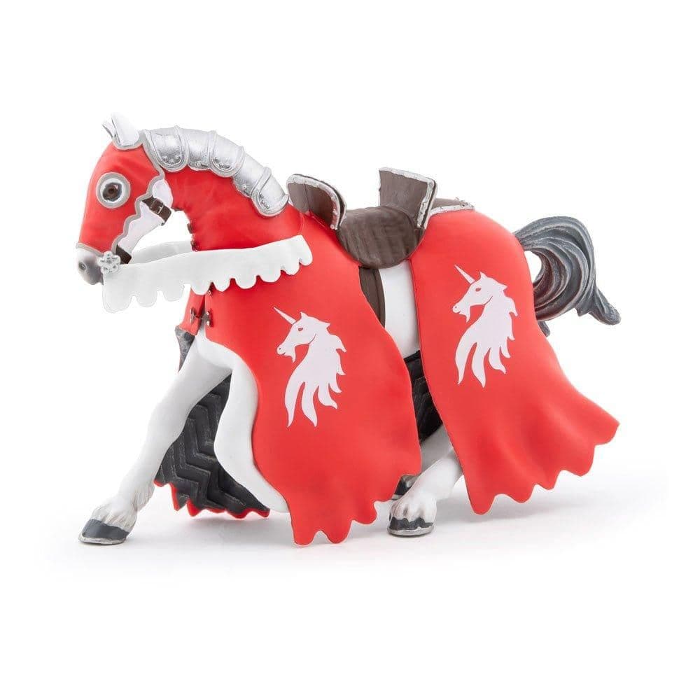 Fantasy World Horse Unicorn Knight Spear Toy Figure