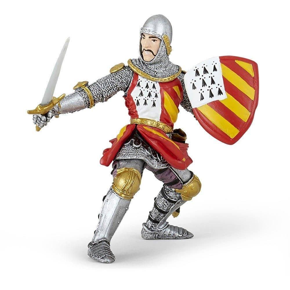 Fantasy World Tournament Knight Toy Figure Three Years or Above Silver Red