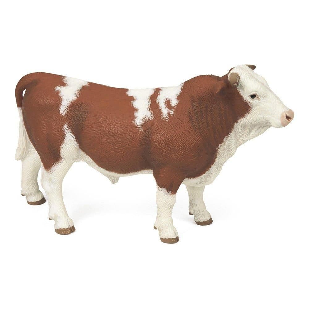 Farmyard Friends Simmental Bull Toy Figure