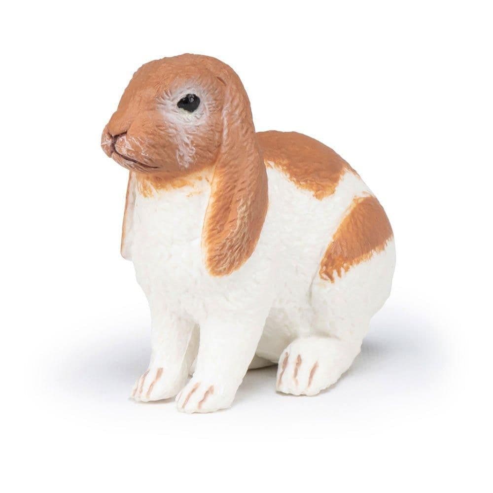 Farmyard Friends Lop Rabbit Toy Figure Three Years or Above Brown White