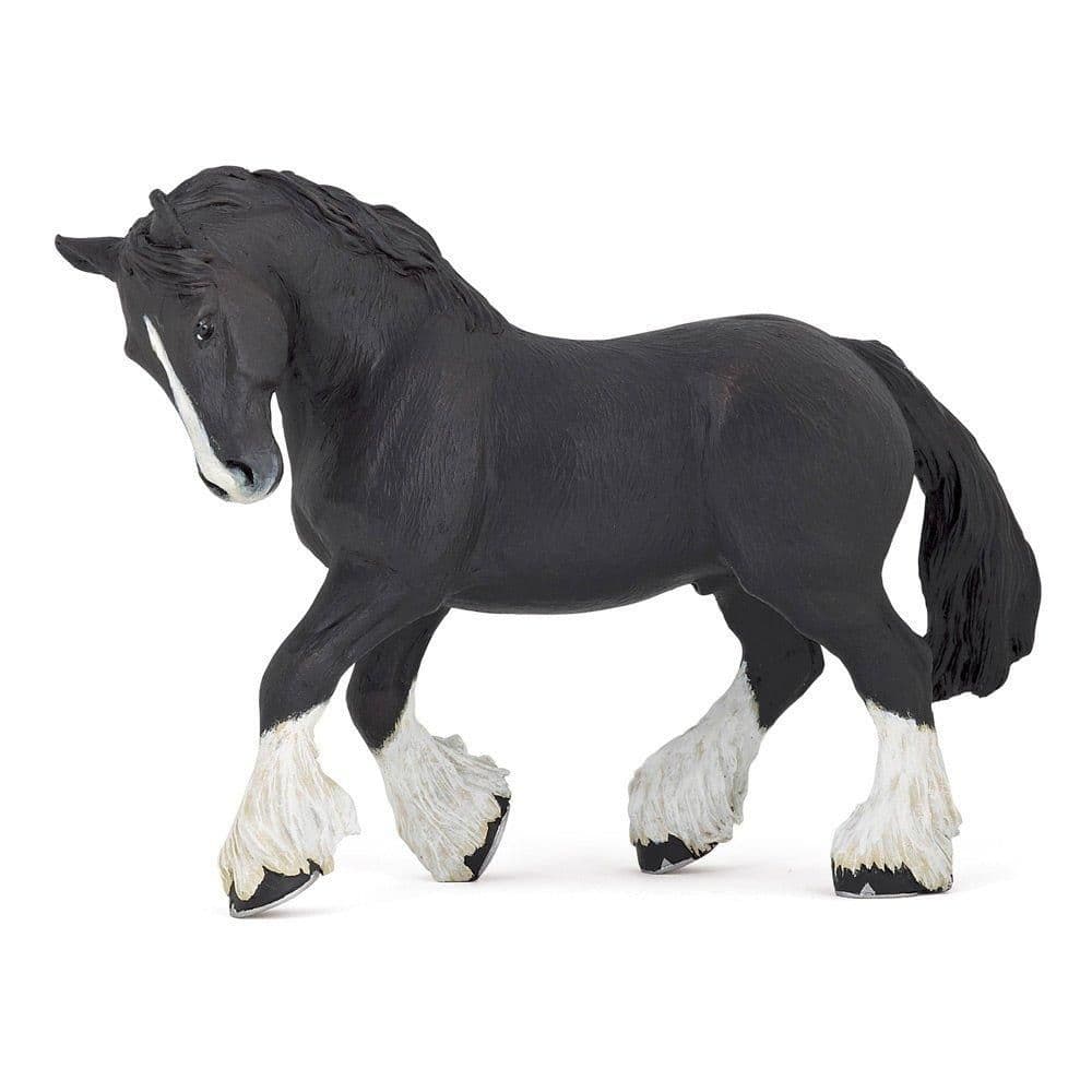 Horse Ponies Shire Horse Toy Figure Three Years or Above Black White