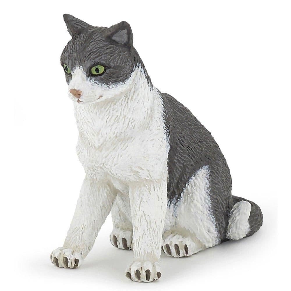 Dog Cat Companions Sitting Down Cat Toy Figure