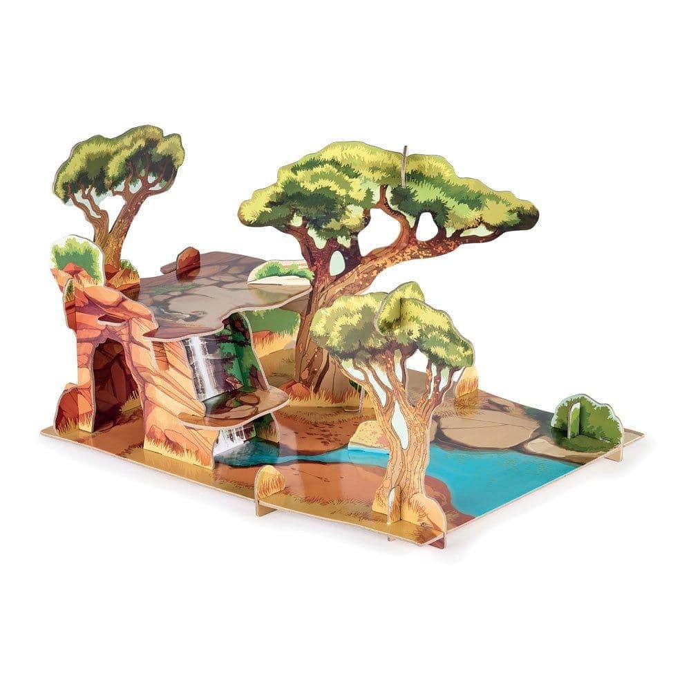 Wild Animal Kingdom Savannah Toy Playset