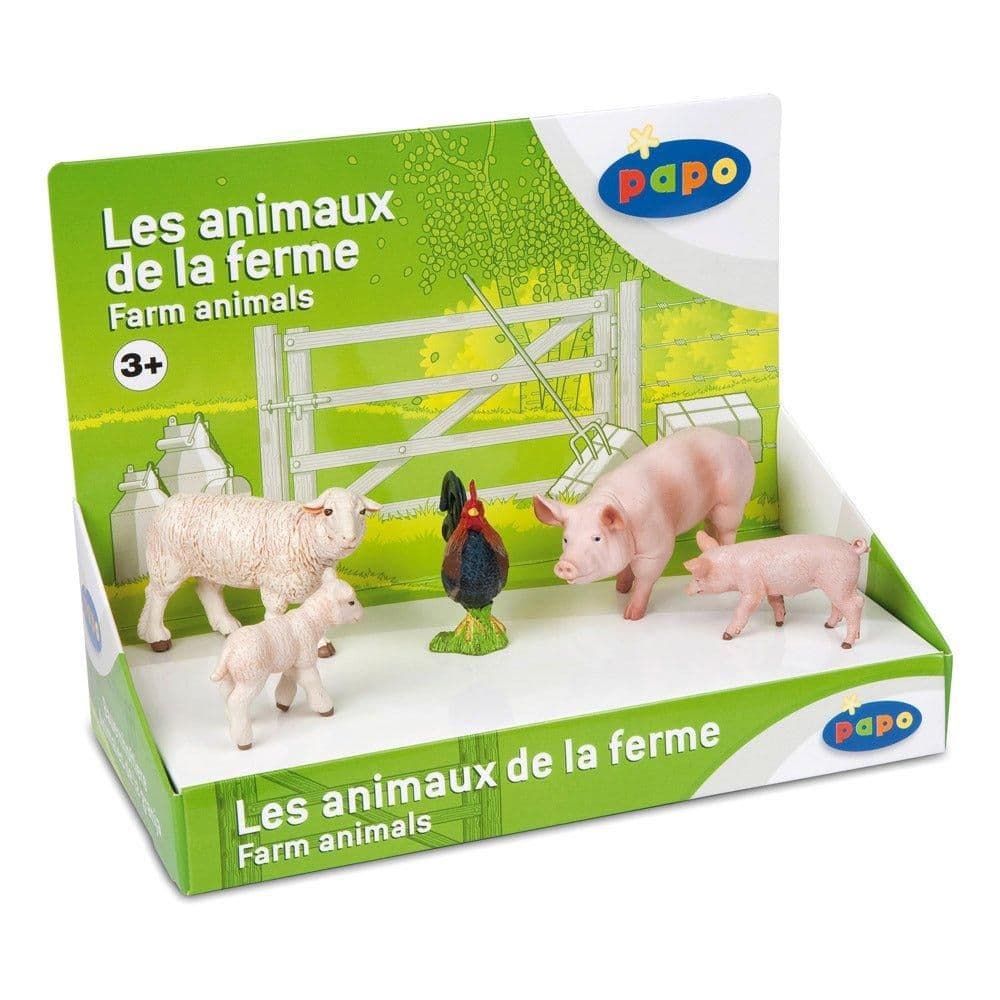 Farmyard Friends Farm Animals 1 5 Figures Display Box