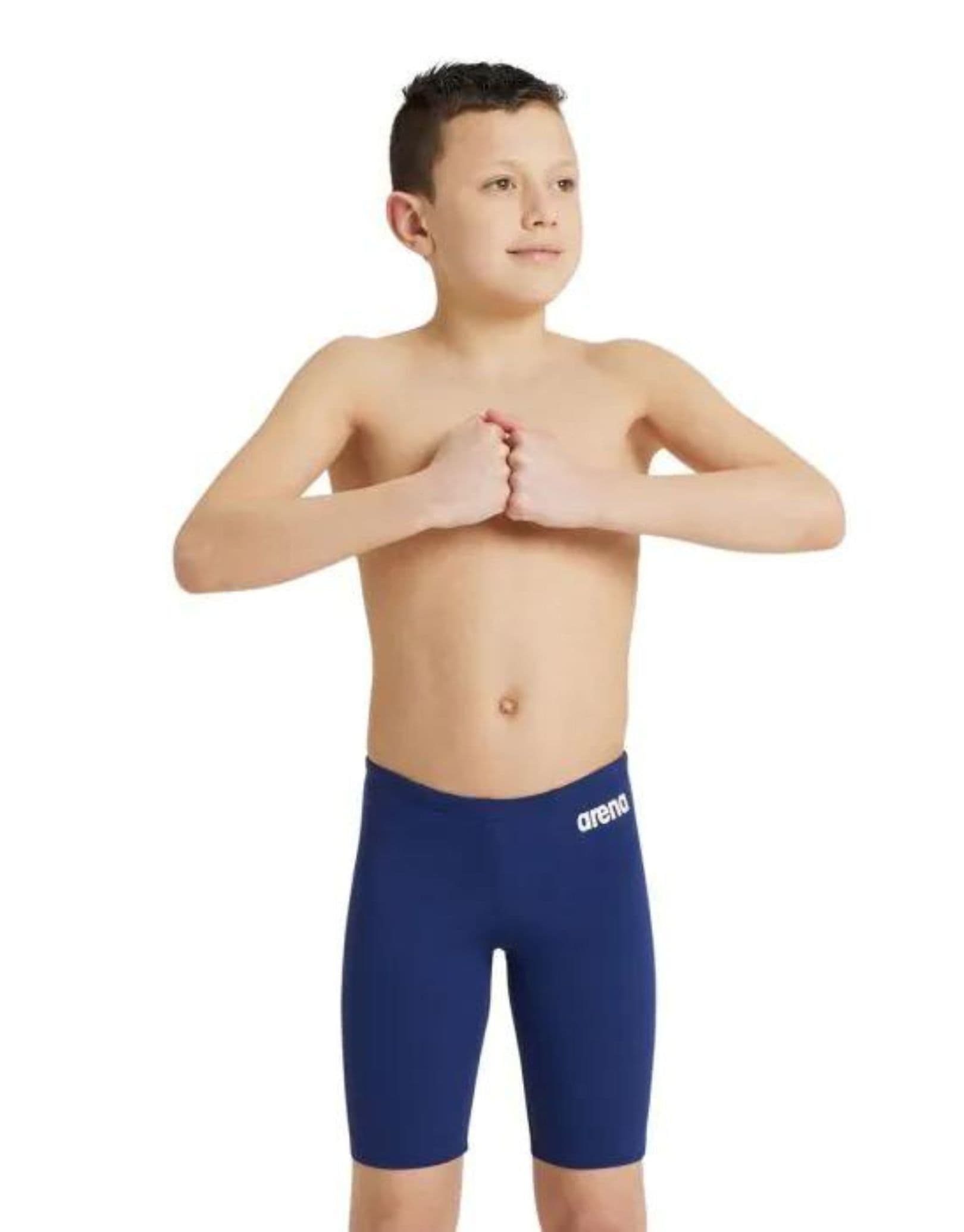 Team Solid Swim Jammer Navy White