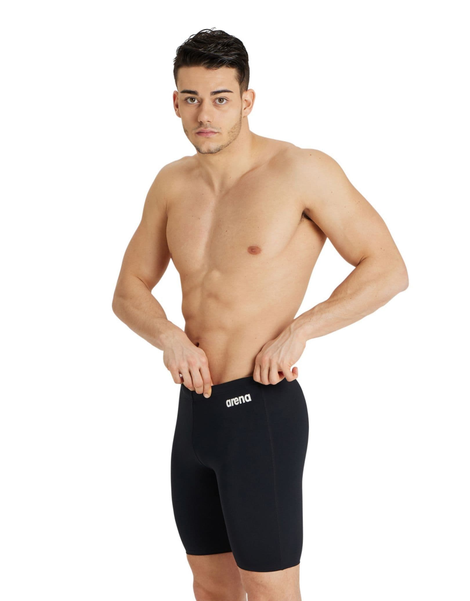 Team Solid Swim Jammer White