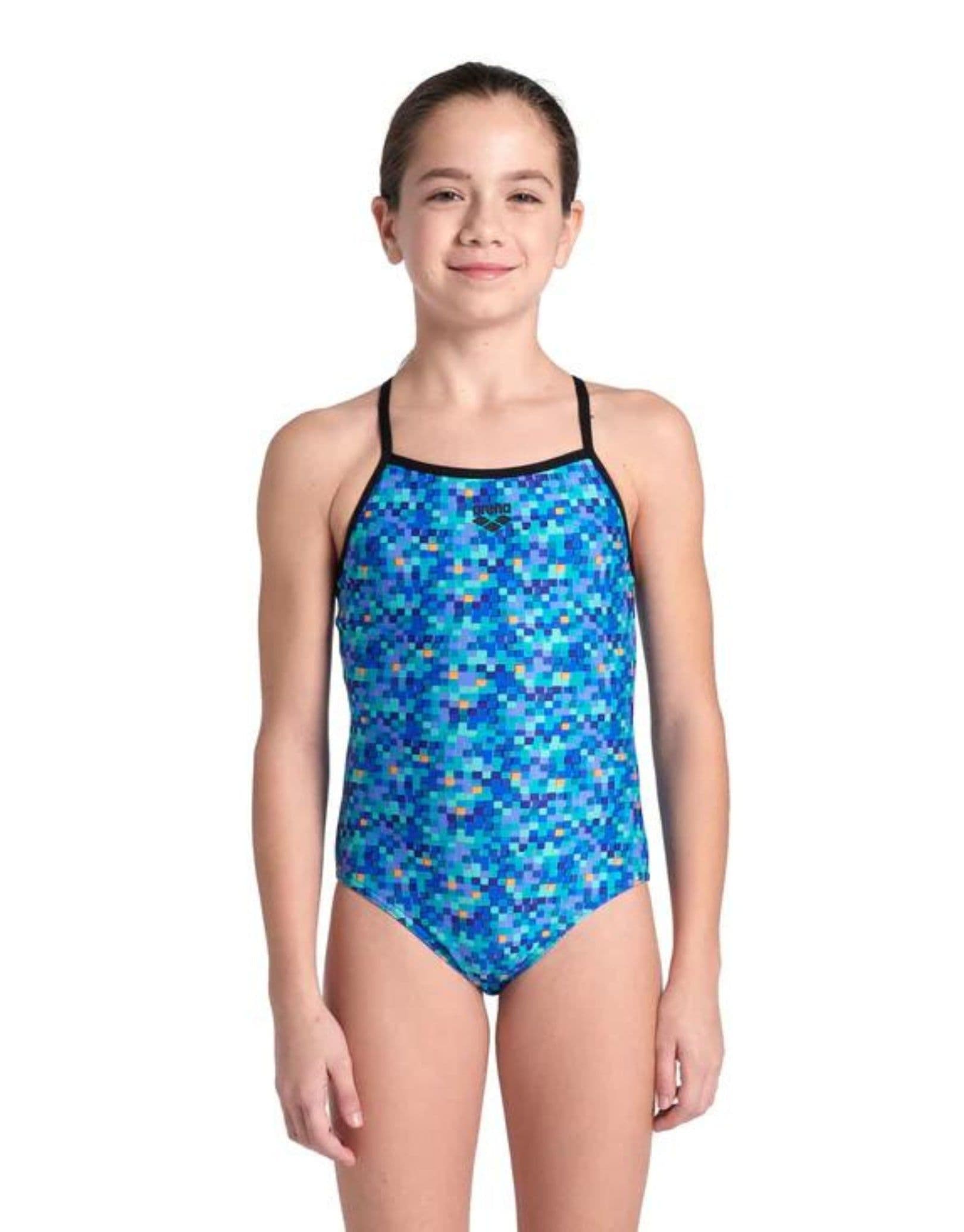 Pooltiles Lightdrop Swimsuit Black Blue