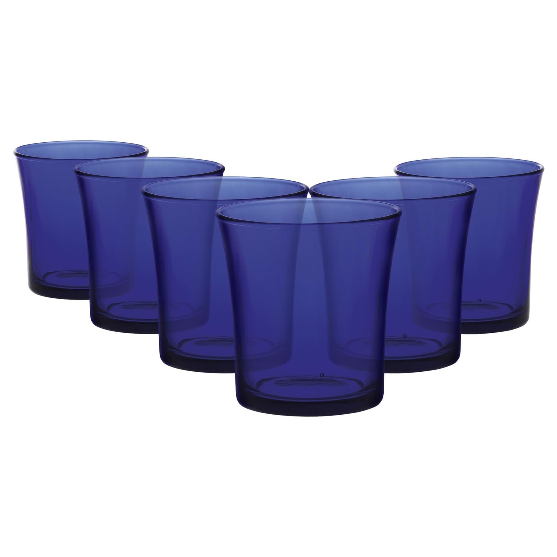 Lys Tumbler Glasses - 210ml - Sapphire - Pack of 6