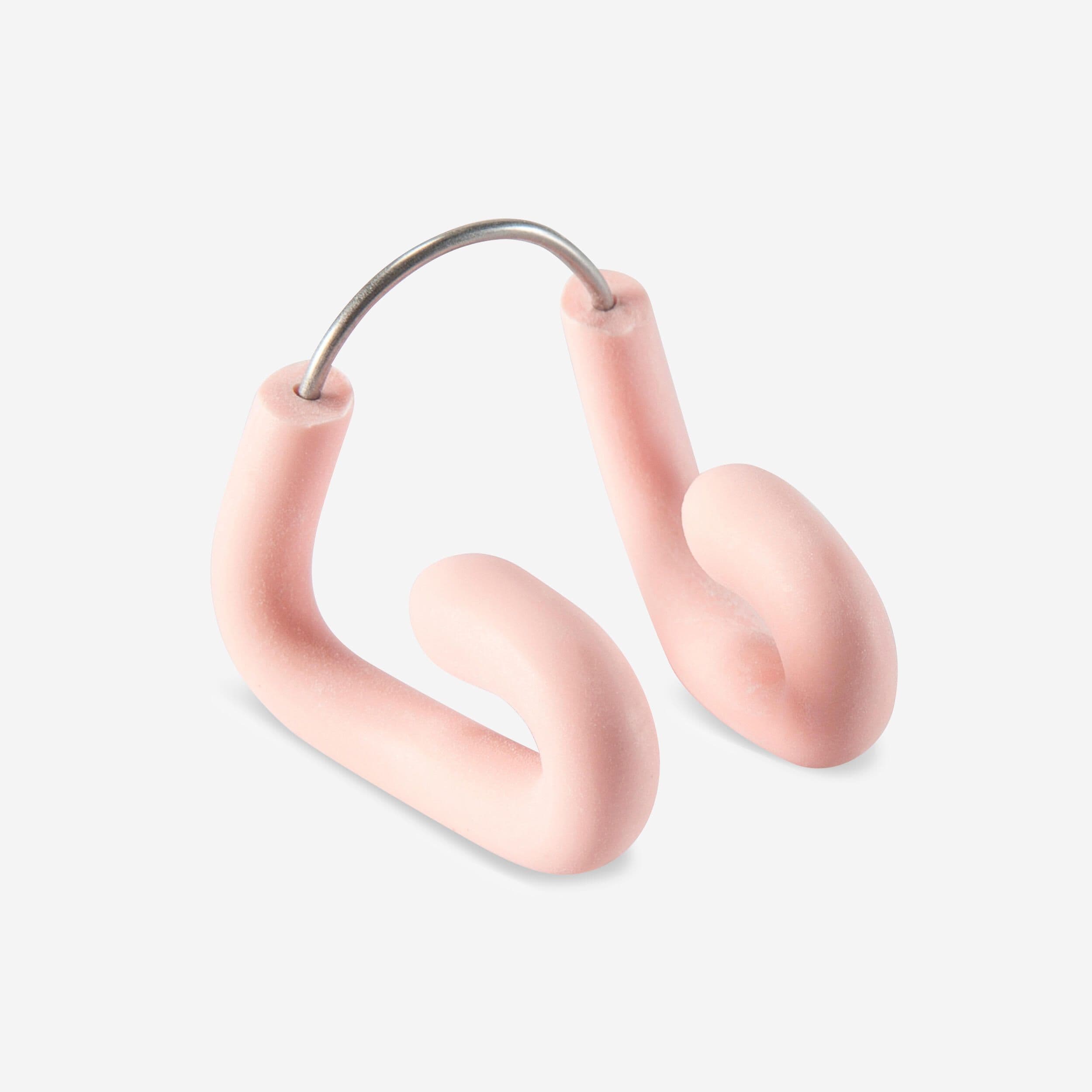 Swimming Adjustable Stainless Steel Latex Nose Clip Pastel