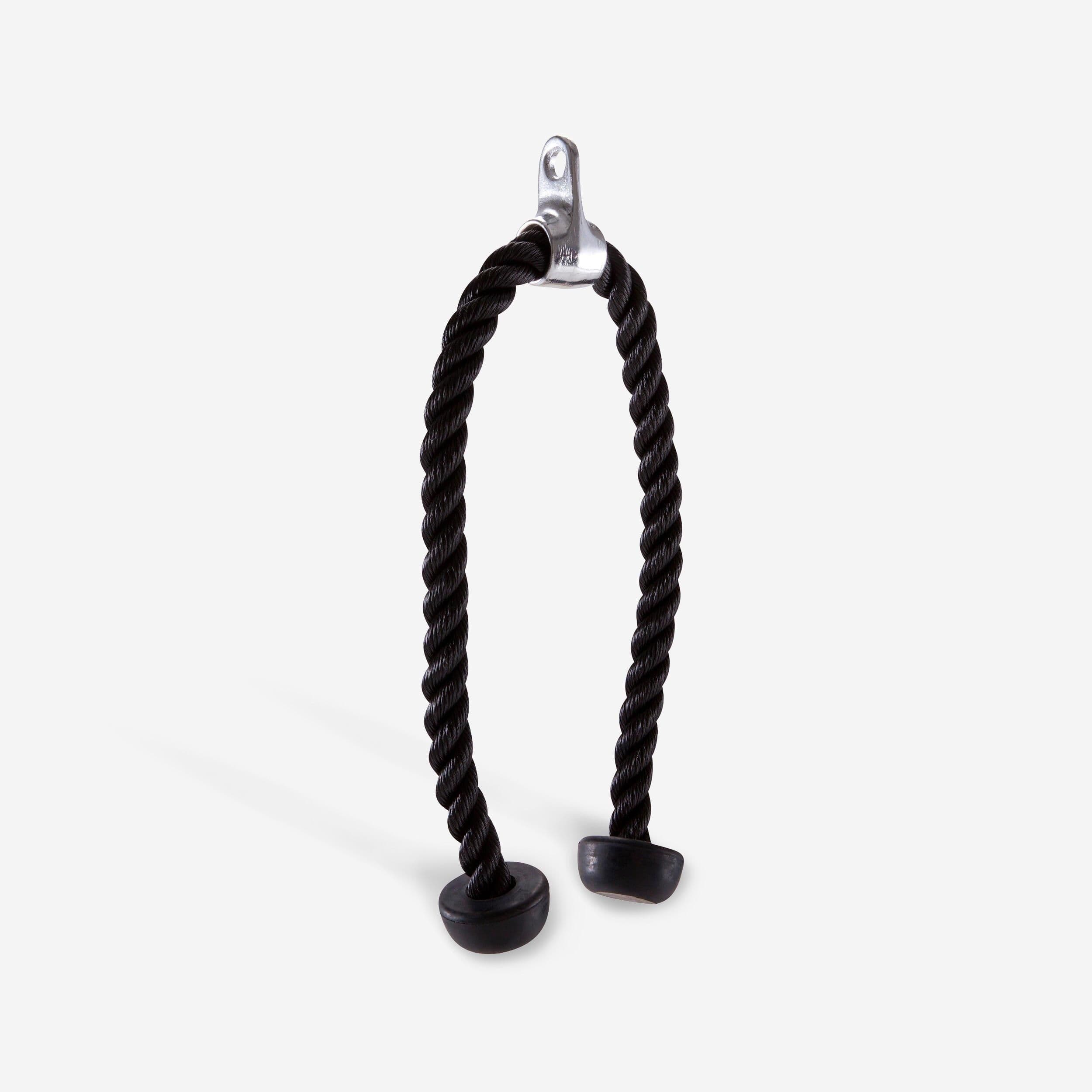 Weight Training Triceps Rope Pull Down Cable