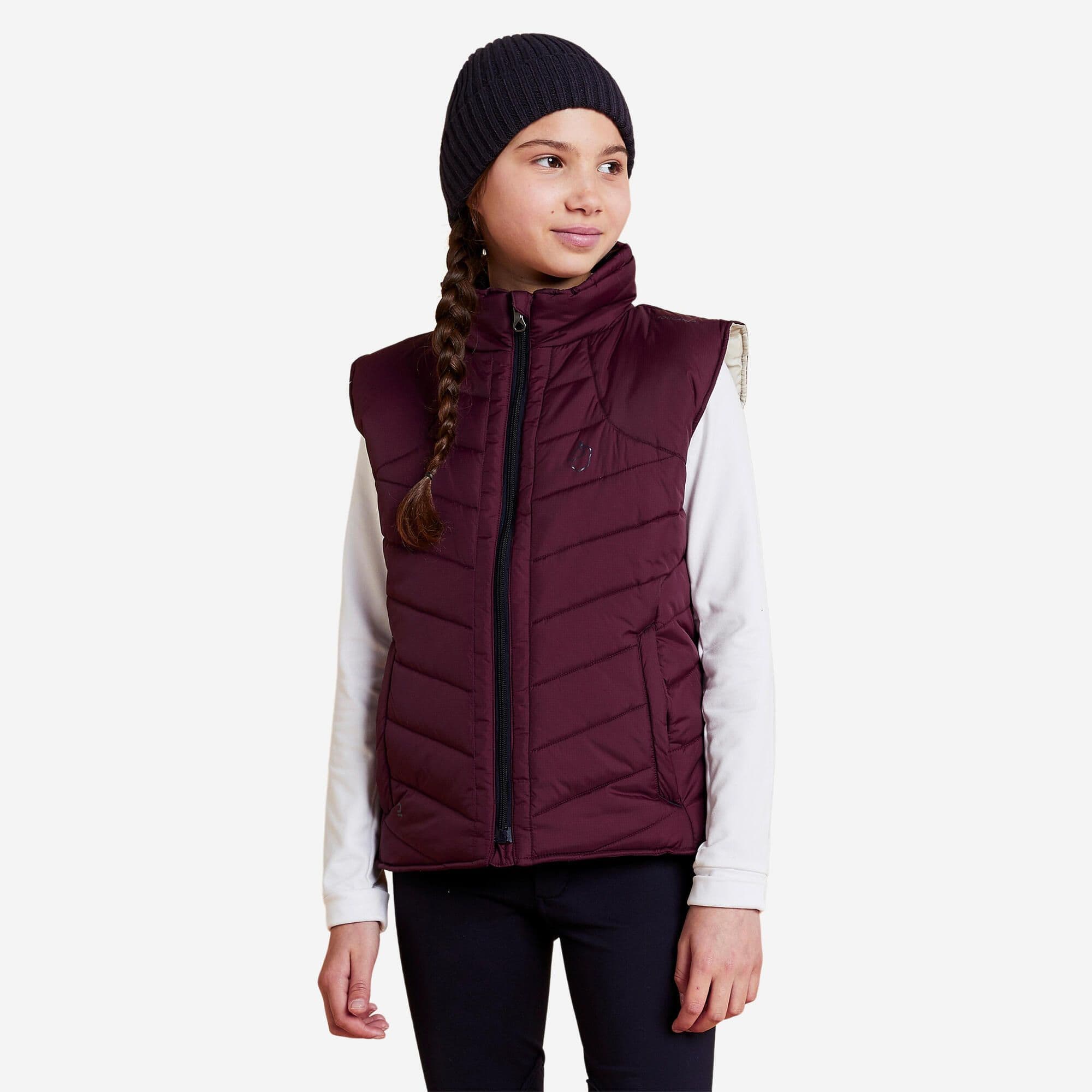 Warm Sleeveless Horse Riding Padded Jacket