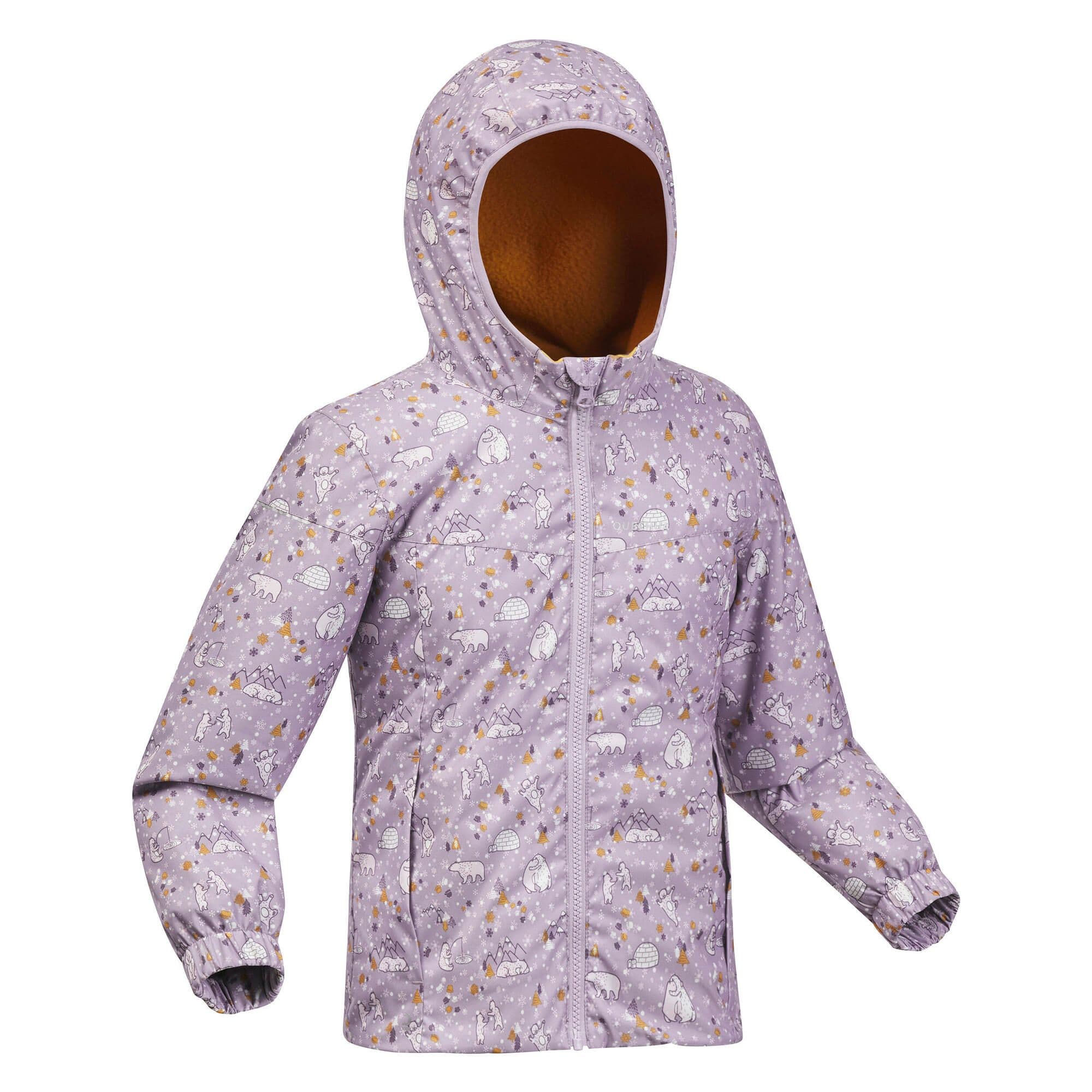 Waterproof Winter Hiking Jacket Sh100 Age 2 6
