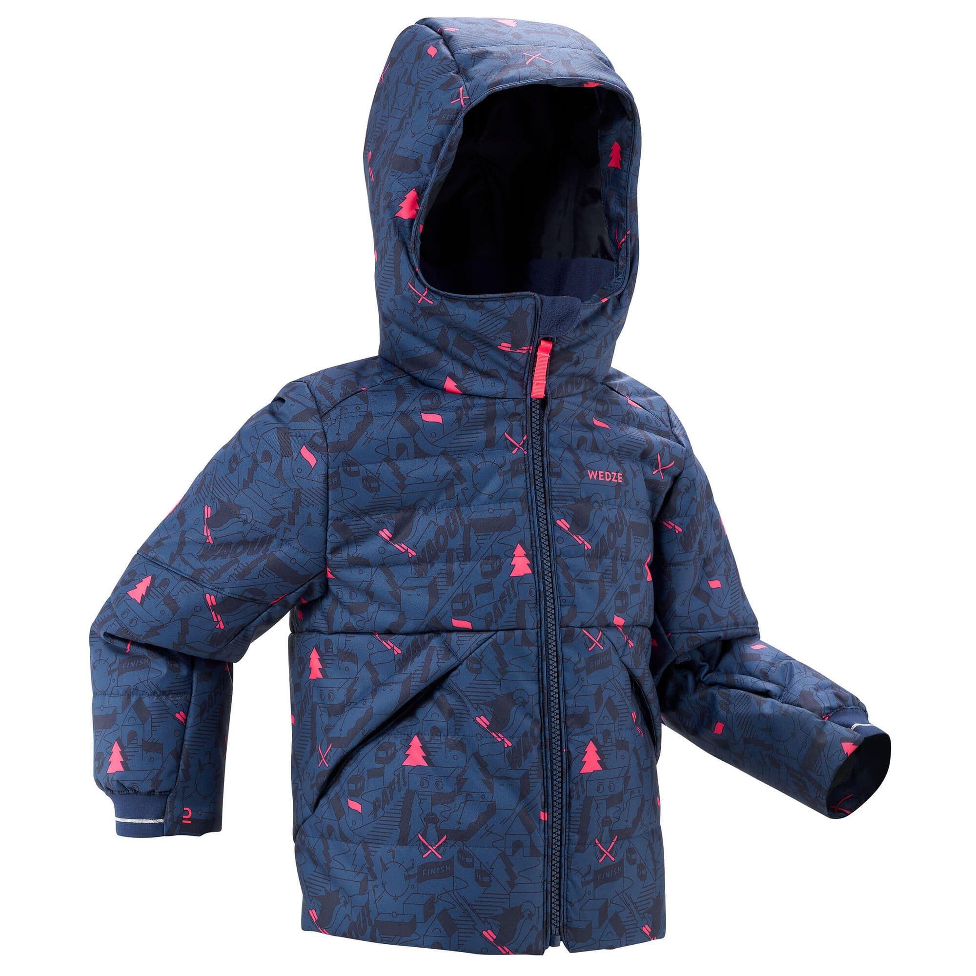 Extra Warm Waterproof Padded Ski Jacket 180 Warm