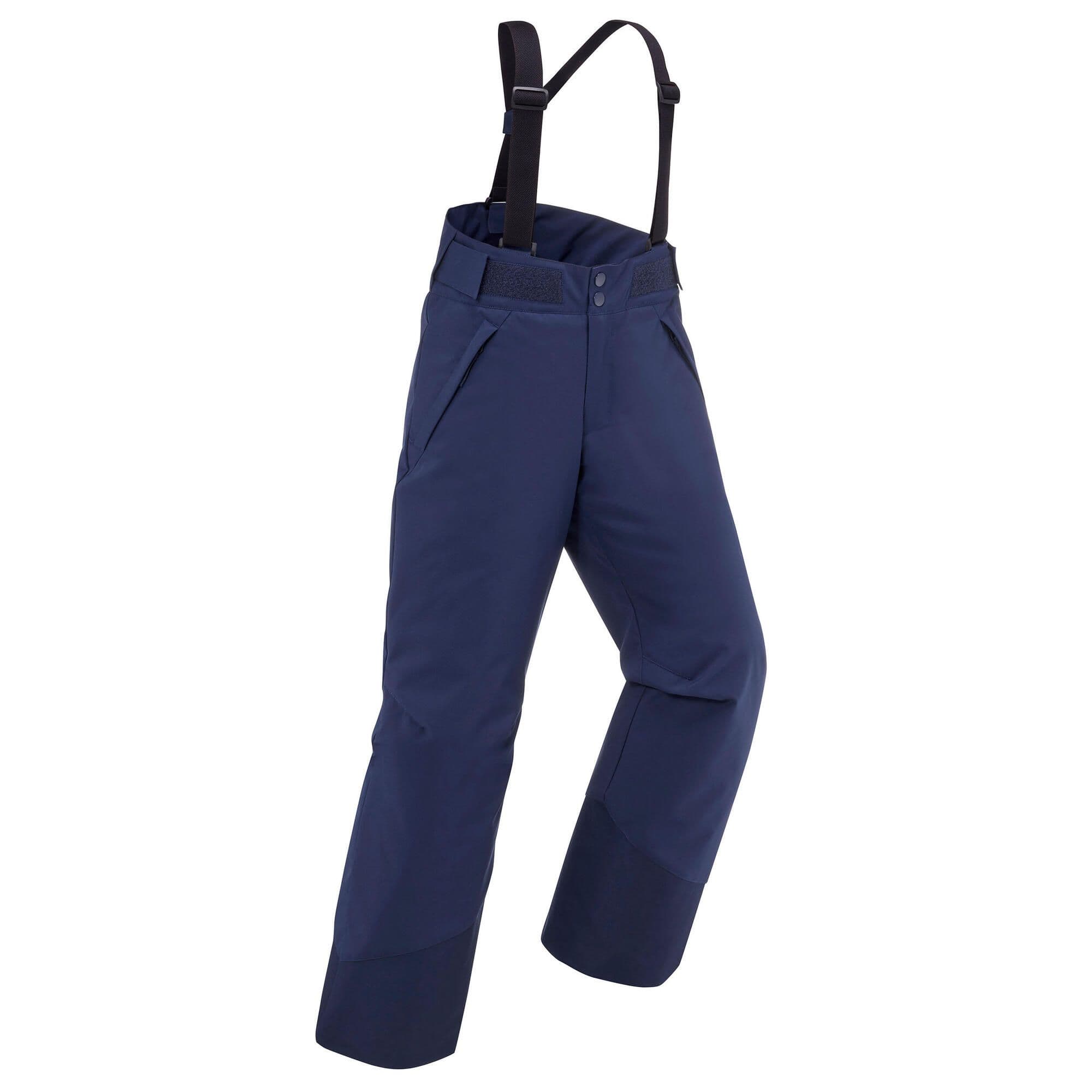 Warm Waterproof Ski Trousers 500 Pnf Pine