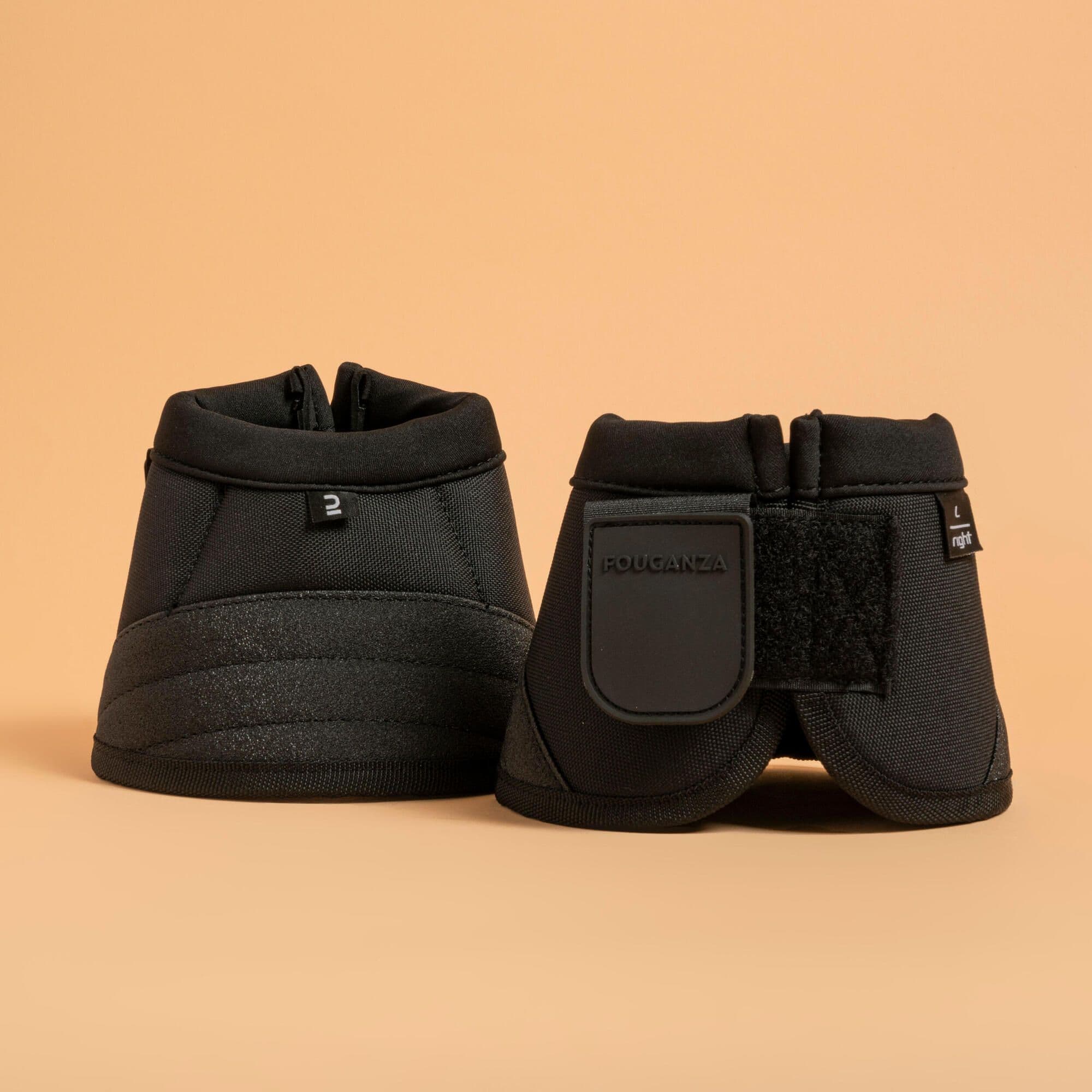 Horse Riding Overreach Boots Horse & Pony 500 Twin Pack